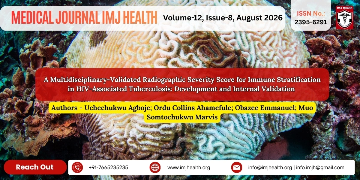 A Multidisciplinary-Validated Radiographic Severity Score for Immune Stratification in HIV-Associated Tuberculosis: Development and Internal Validation