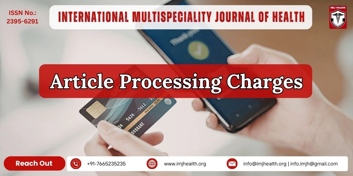 Article Processing Charges – Medical Journal IMJ Health