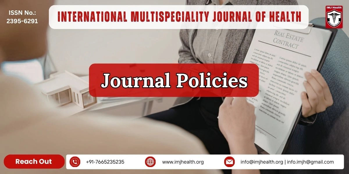 Journal Policy - Medical Journal IMJ Health