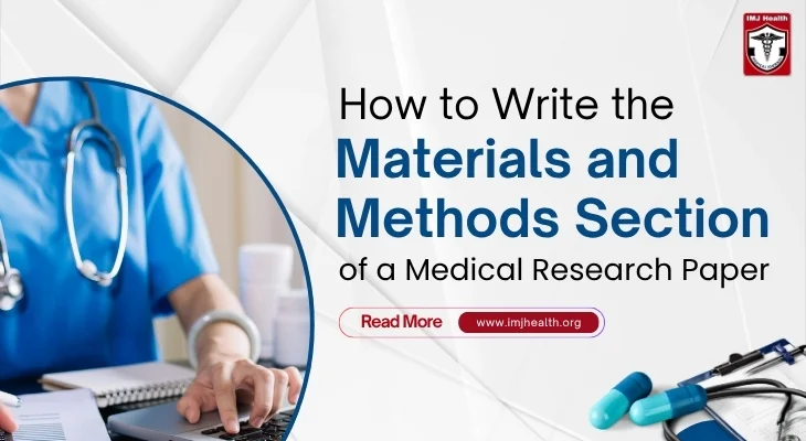 How to Write Materials and Methods in Medical Research